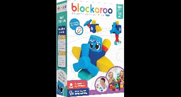 Blockaroo vliegtuig box-magnetisch speelgoed-peuter speelgoed-speelgoed 3 jaar/4jaar/5jaar- speelgoed jongens en meisjes- badspeelgoed