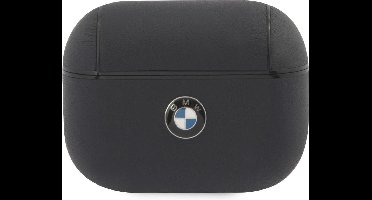 BMW Leather Case voor Apple AirPods Pro 1 (1e generatie) - Navy - Metal Logo