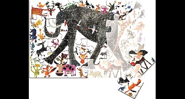 Clementoni Legpuzzel Eco Olifant 24 Stukjes, puzzels kinderen