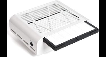 Core® Nagel Afzuiger - Stofafzuiger Nagels Met 2 instelbare Snelheden - Stofafzuiging - Wit- 26cm x 26cm x 9cm