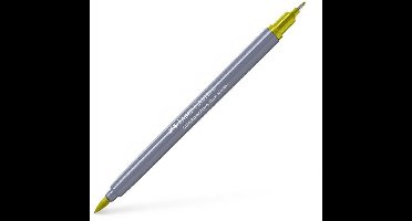 Faber-Castell - Duo aquarel marker - Goldfaber - geelachtig mei groen 370 - brush / 0,6mm - FC-164670