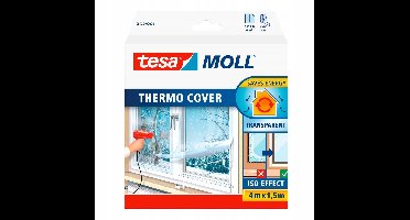 Tesa - Thermo Cover - Raamisolatiefolie - 4m x 1,5m - Transparant