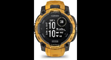 Garmin Instinct® 3 Solar – GPS Smartwatch – 45 mm – Zonne-energie – Sunburst/Geel – Limited Edition