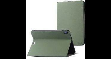Accezz Tablet Hoes - Geschikt voor Apple iPad Air 5 (2022) / Air 4 (2020) / Air 11 inch (2026) M4 / Air 11 inch (2025) M3 / Air 11 inch (2024) M2 - Classic Tablet Case - Groen