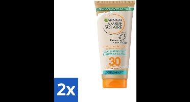 2 x Garnier - Ambre Solaire - Waterresistente Beschermende Zonnebrandmelk - SPF 30 - 175 ml - Zonbescherming - Zonnebrandmelk - SPF 30 - Waterresistent - Olievrije