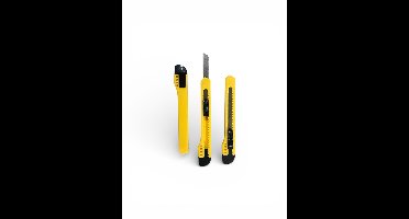 Afbreekmes 9mm - set van 3 stuks