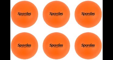 Spordas hockeyballen set - 6 stuks voor schoolgebruik en indoor.