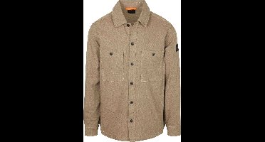 BOSS Overshirt Locky Kaki - Maat XL - Heren