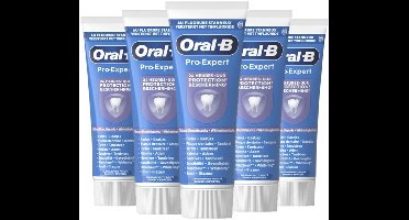 Oral-B Tandpasta - Pro-Expert Zachte Whitening - 5 x 75 ml - Voordeelverpakking