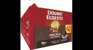 Douwe Egberts Espresso Krachtig - Intensiteit 10/12 - 5 x 40 capsules
