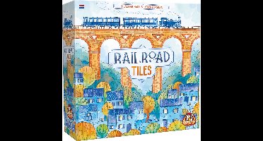 White Goblin Games - Railroad Tiles - familiespel - 1 tot 4 spelers - 45 minuten - Vanaf 8 jaar - Voor fans van Railroad Ink