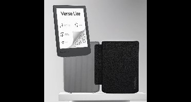 PocketBook Verse Lite - E-reader - Transparant Zwart Hoesje - Voordeelbundel