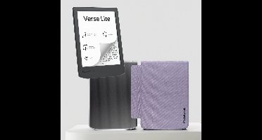 PocketBook Verse Lite - E-reader - Transparant Paars Hoesje - Voordeelbundel