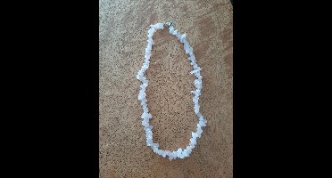 Splitketting Roze kwarts - Collier