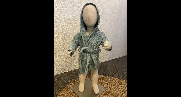 Funnies Badjas Mintgroen 0-12 Maanden Baby Badjas, Badjas Kinderen, Peuterbadjas - 100% Katoenen Badstof - Zacht en Absorberend - Perfect na Zwemmen, Douchen of Badderen - Ideaal als Cadeau voor Baby’s en Kinderen