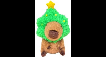 Capybara Plush Figure Capybara with Christmas Tree 32 cm
