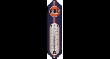 Thermometer - Gulf Logo 1920 (leuk voor Man Cave Schuur Garage)