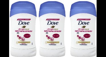 Dove Deo Stick - Ultimate Repair Dark Marks Corrector - Fresh Lily - 3 x 40 g - Voordeelverpakking