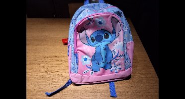 Stitch rugzak met 2 ritsen 37x31x11.50cm