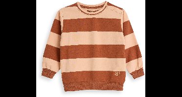 4PRESIDENT Sweater jongens - Peach quartz - Maat 86 - Jongens trui