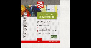 Schildersdoek linnen 20x20cm canvas voor kinderen en hobby.