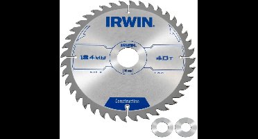 Irwin Construction Serie - Cirkelzaagblad - 184mm - 40 Tanden - ATB