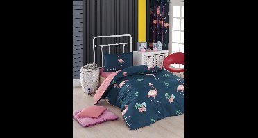 Asir - Dekbedovertrekset - Donkerblauw - 160 x 240 cm