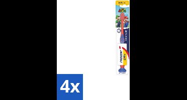 Prodent – Tandenborstel – Super Mario – 6+ jaar - Voordeelverpakking - 4 stuks