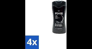 Axe – Douchegel – Black – Houtachtig & Fris - 250 ml - Voordeelverpakking - 4 stuks