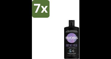 7 x Syoss – Shampoo – Intense Plex – 440 ml - Shampoo Voor Beschadigd Haar - Herstel Shampoo - Keratine Shampoo - Intensieve Herstel Shampoo - Haarversterkend Shampoo