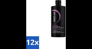 12 x Syoss – Shampoo – Intense Fullness – 440 ml - Volume Shampoo - Volumeshampoo - Haarverzorging - Haarversterking - Niacinamide Shampoo