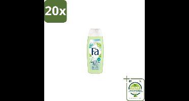 20 x Fa – Douchegel – Yoghurt Aloe Vera – 250 ml - Grootverpakking - Douchegel Yoghurt Aloë Vera - Milde Reiniging - Hydraterende Douchegel - Zachte Huid - Gevoelige Huid