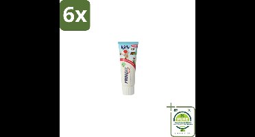 Prodent Tandpasta Super Mario 0-6 jaar 75 ml - Voordeelverpakking - 6 stuks - Kinder tandpasta - Melktanden