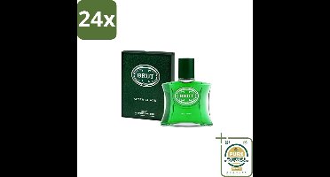Brut 33 Aftershave 100 ml - Voordeelverpakking - 24 stuks - Klassieke geur - Scheren