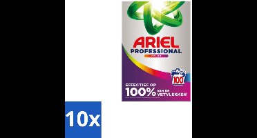 Ariel – Waspoeder – Professional Color – 100 wasbeurten - 5,5 kg - Bulkverpakking - 10 stuks
