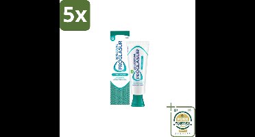 5 x Sensodyne Tandpasta ProGlasur Multi-Action Fresh & Clean 75 ml - Grootverpakking - Tanderosie Bescherming - Tandglazuur Versterken - Fris Mondgevoel - Gevoelige Tanden - Tanden Poetsen