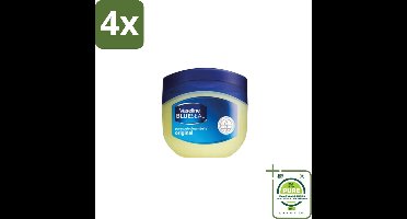 Vaseline – Dagcrème – Blue Seal Pure Petroleum Jelly – 250 g - Voordeelverpakking - 4 stuks - Vaseline - Huidbescherming