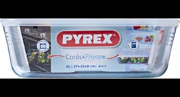 Pyrex Cook & Freeze Ovenschaal 4 l - 27 x 22 x 9 cm