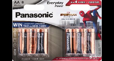 PANASONIC ALKALINE EVERYDAY POWER AA 8X