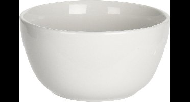 Cookinglife Schaal - Kom Voor Bijgerechten En Salades - Serving Bowl - Porselein Wit - Vaatwasserbestendig - Ø 15,5 cm 800 ml