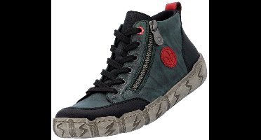 Rieker dames lage schoenen groen/grijs