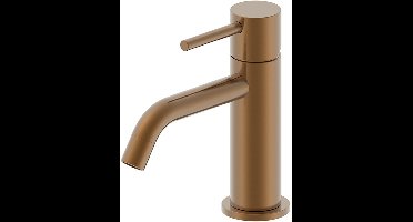 Style wastafelkraan geborsteld brons koper PVD