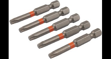Dynaplus - Schroefbit - Torx 25 - 50mm - Oranje (5 stuks)