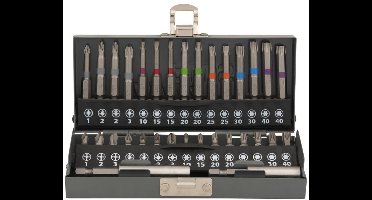 Dynaplus - Professionele bitset - Kleurbandjes - Metalen box - 32-delig