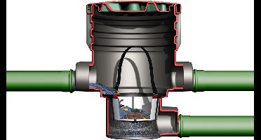 GARANTIA Grondfijnfilter extern Betreedbaar