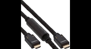 InLine® HDMI actieve kabel, HDMI High Speed met Ethernet, 4K2K, male / male, 25m