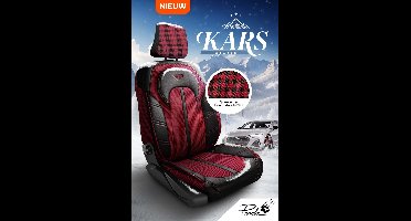 Stoelhoezen Renault Talisman 2015 – 2022 – Kars series - Bordeaux zwart - – perfecte pasvorm (Voorstoelen set 2 voorstoelen)