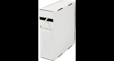 TRU COMPONENTS 1566764 Krimpkous zonder lijm Wit 9 mm 4.50 mm Krimpverhouding:2:1 10 m