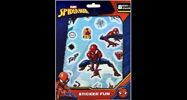 SpiderMan Stickers - Stickerset met 8 vellen voor knutselwerken - 18x24,5cm - Gratis verzonden