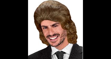 pruik frankie bruin in doos